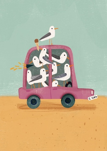 [NG-CG-001] Card-Lads Lads Lads Seagull