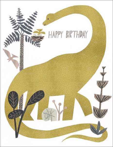 [RC-C-CHR1523F] Foil Card-Dinosaur Birthday