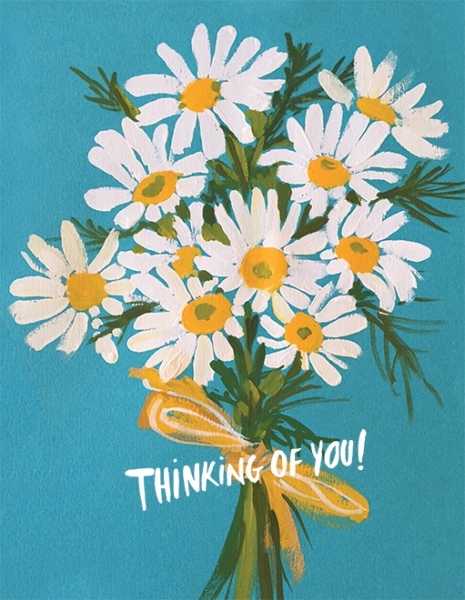 [RC-C-GAV1636] Card-Vintage Daisy