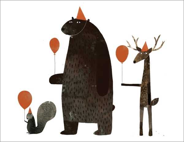 [RC-C-JON0903] Card-Party Animals