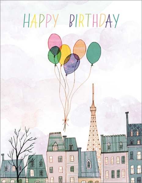 [RC-C-JOS1413] Card-Paris Balloons