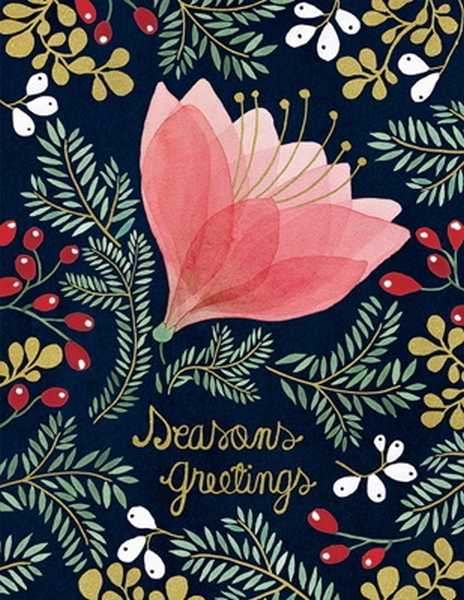 [RC-XC-ANN1519F] Foil Card-Amaryllis Holiday