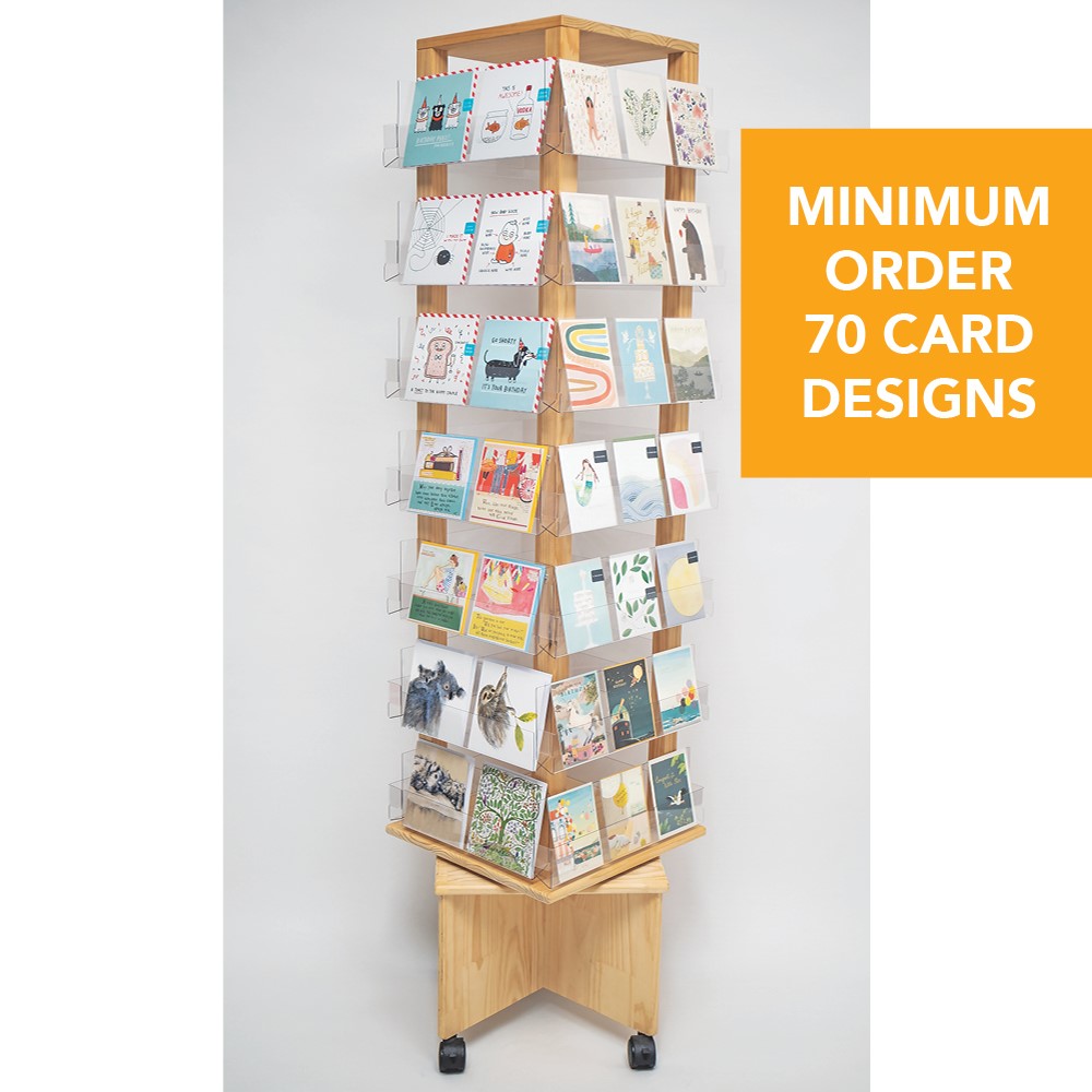 [VE-SPINNER-CARD] Card Spinner - Timber and Acrylic