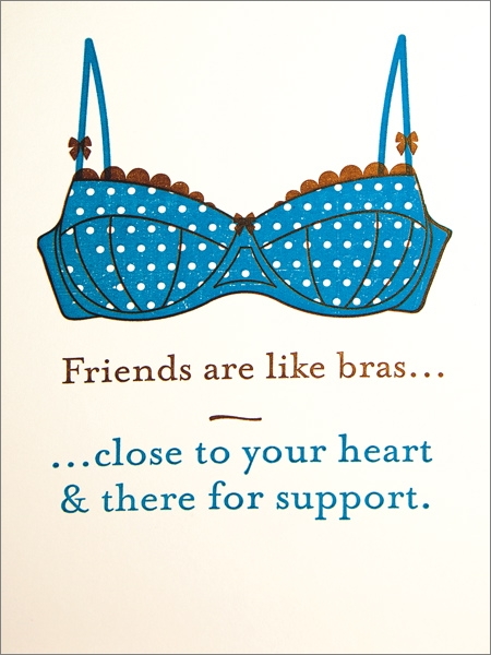 [AV-C-QP203] Card-Friends Are Like Bras