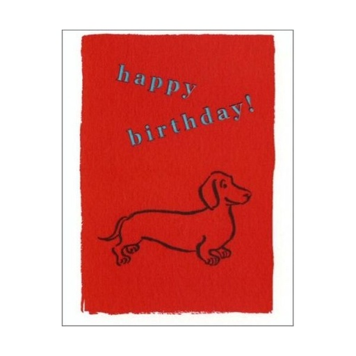 [AV-MC-AP186] Mini Card-Happy Birthday Dog