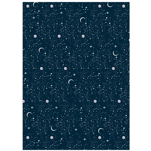 [RC-W-BEC1829] Wrap-Moon and Stars