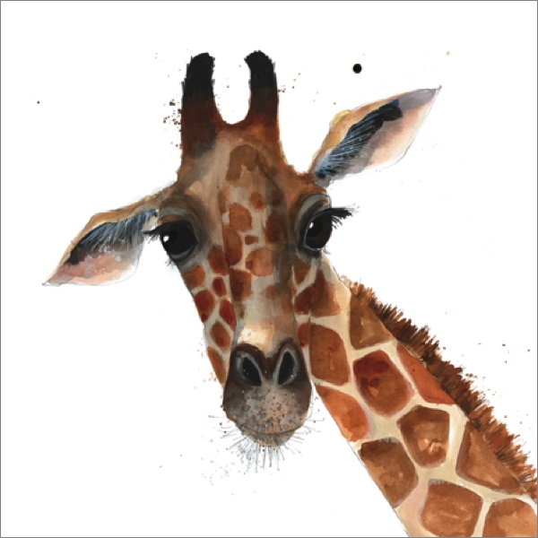 [GB-C-AM0090] Card-Giraffe