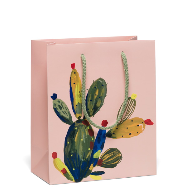 [RC-W-WBM-GAV1878] Gift Bag Medium-Cactus Rose