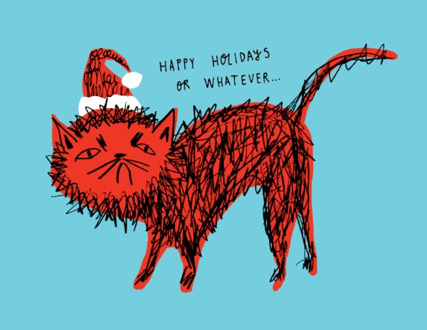 [BB-XC-0616] Card-Snitty Kitty Holiday