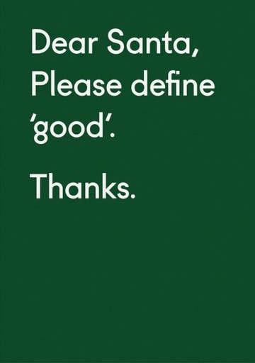 [OD-XC-TP3370] Card-Please Define Good 