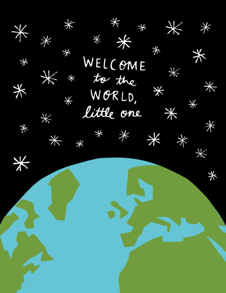 [BB-C-0412] Card-Welcome To The World