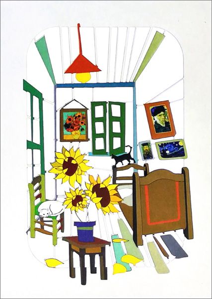 [FO-PM0402] Laser Cut Card-Artist Room