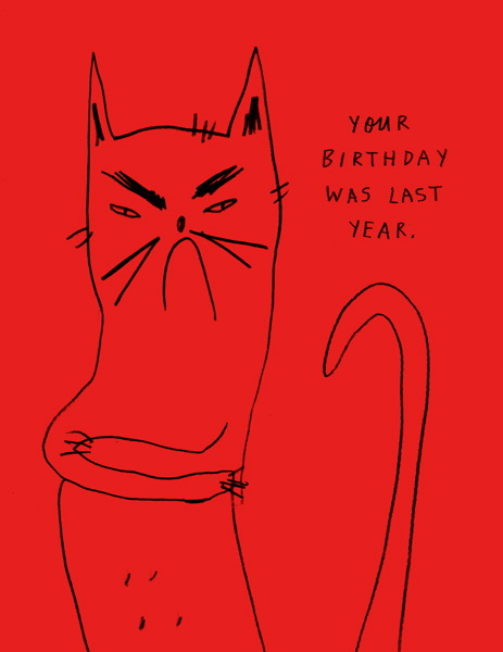 [BB-C-0136] Card-Bitter Kitty