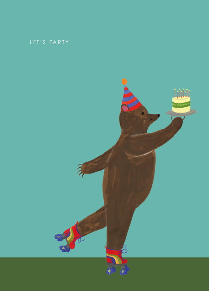 [HC-C-203] Card-Party Bear