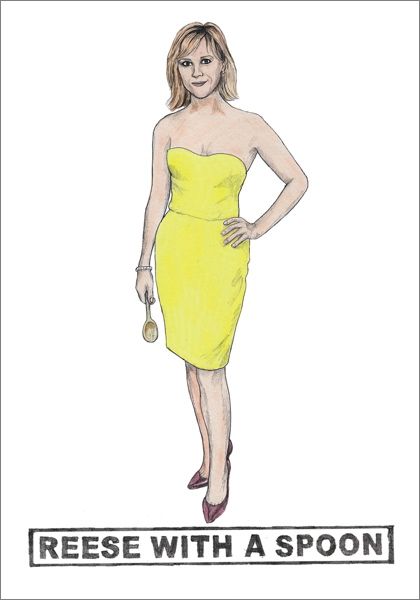 [QG-C-CP010] Card-Reese With A Spoon