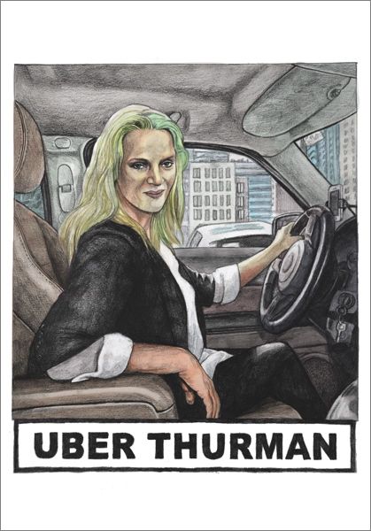 [QG-C-CP199] Card-Uber Thurman