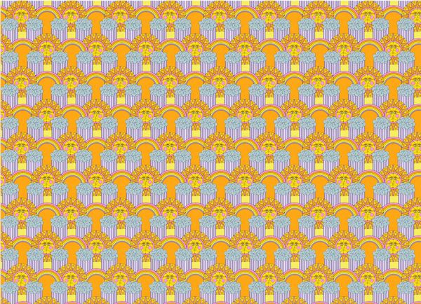 [RC-W-NOL2091] Wrap-Sun and Rainbows