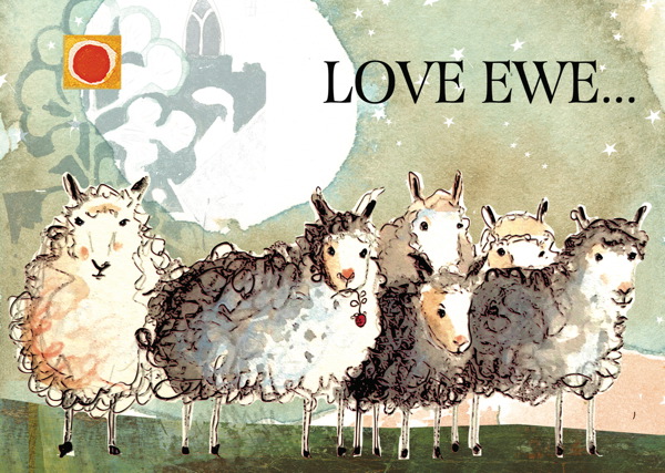[SB-C-518] Card-Love Ewe