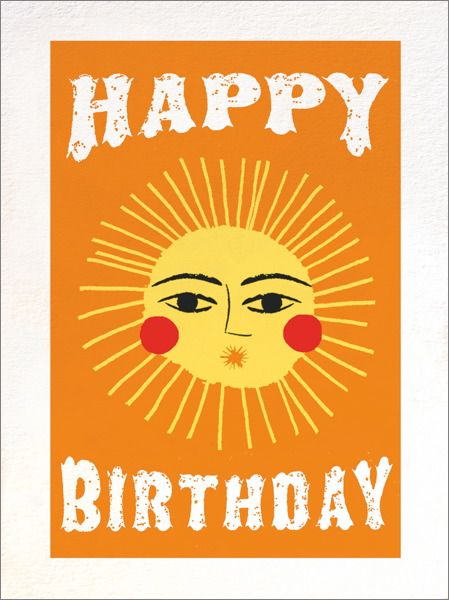 [AV-C-QP489] Card-Birthday Sunshine