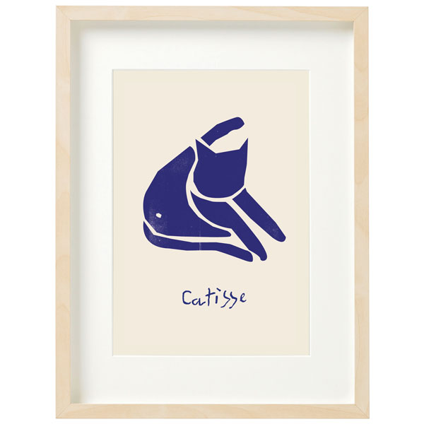 [NG-LW-011] Art Print-Cattise Blue