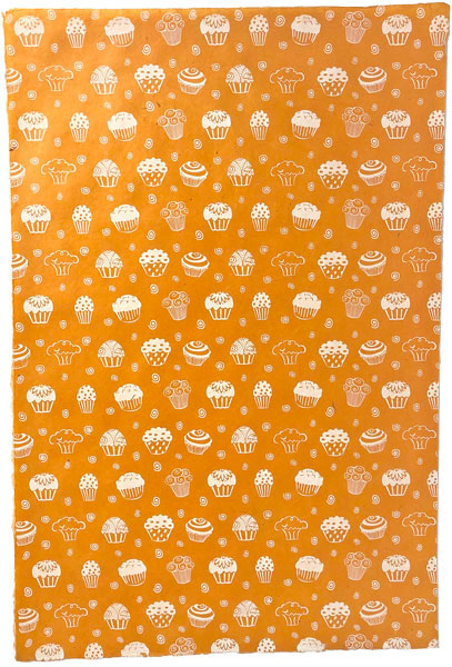 [GI-GSP265-06] Wrap-Cupcake White On Orange