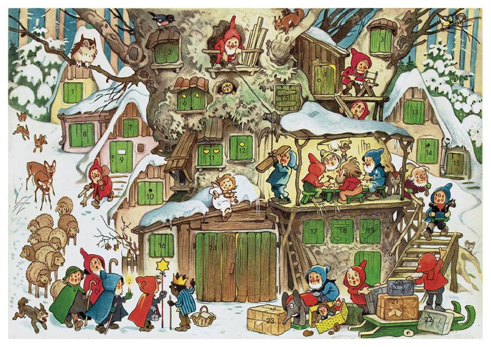 [KV-XCAL-4-10393] Advent Cal-Poster-Gnomes' Workshop