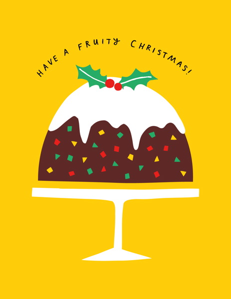 [BB-XC-0644] Card-Fruity Christmas