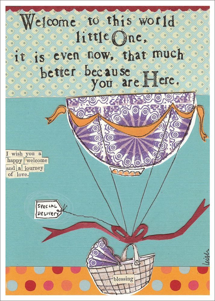 [CG-C-PT016] Card-Welcome Little One