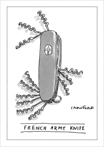 [NY-C-A192] Card-French Army Knife