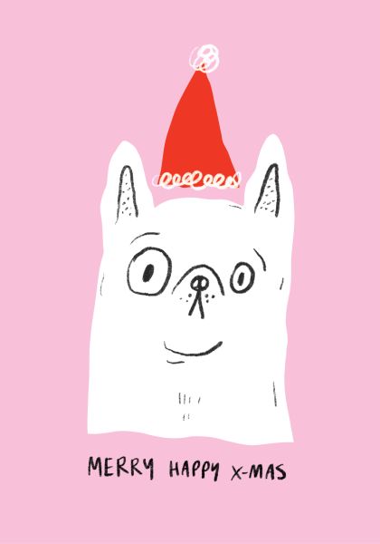 [BB-XC-0651] Card-Merry Happy X-Mas