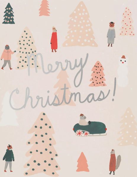 [RC-XC-PUG2290F] Foil Card-Pink Trees