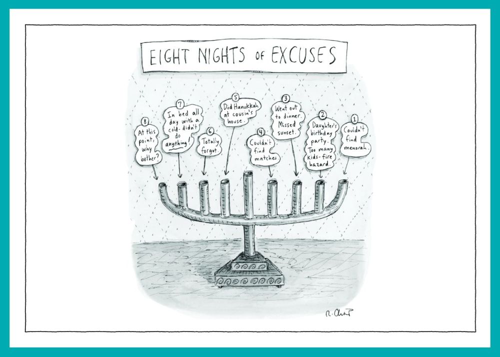 [NY-XC-A005] Card-Eight Nights of Excuses 