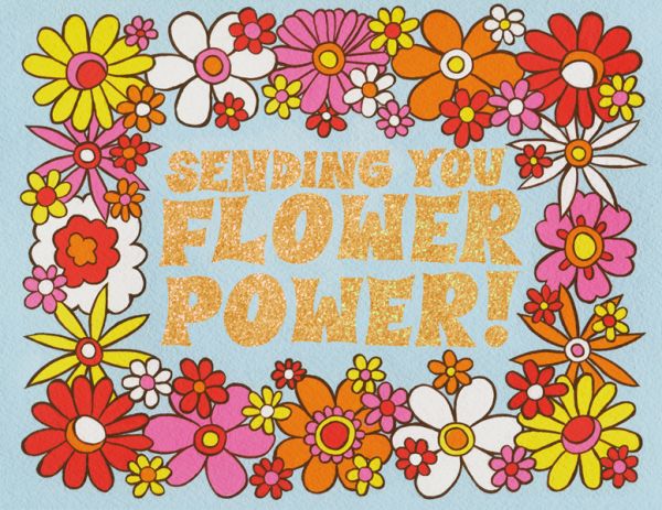 [RC-C-PER2315F] Foil Card-Flower Power