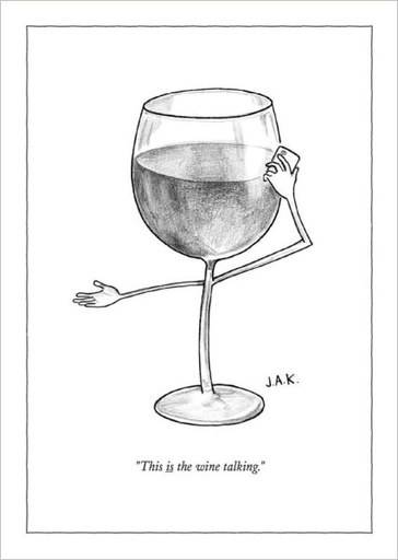 [NY-C-A255] Card-The Wine Talking