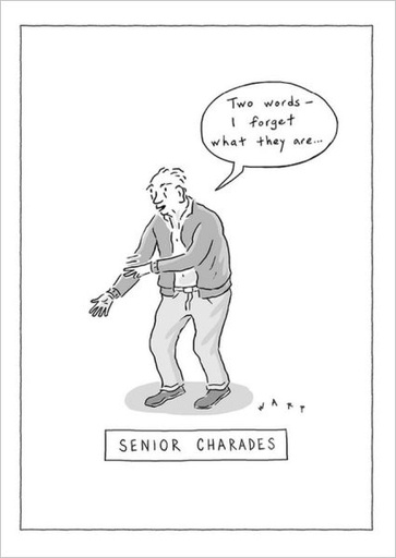 [NY-C-A375] Card-Senior Charades