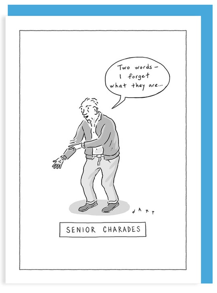 [NY-C-A375] Card-Senior Charades