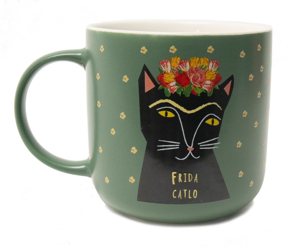 [NG-LMC-FK002] Bone China Cup-Frida Catlo