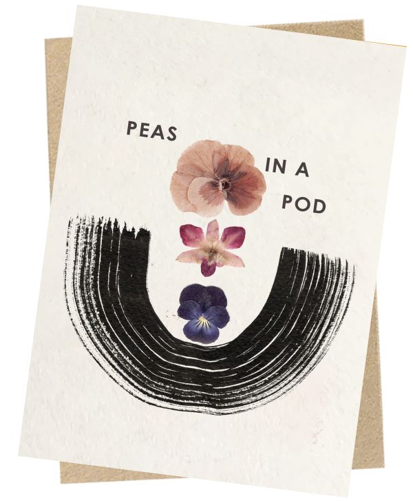 [PY-CM-0190] Mini Card-Peas in a Pod