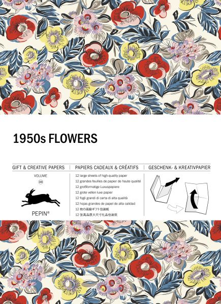 [PP-WBK-WB108] Gift and Creative Papers Book-1950's Flowers