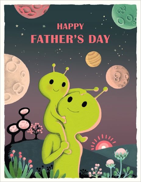 [JJ-CFD-117] Foil Card-Father's Day Aliens