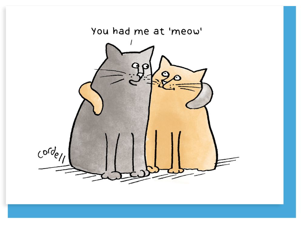 [NY-C-B026] Card-You Had Me At Meow