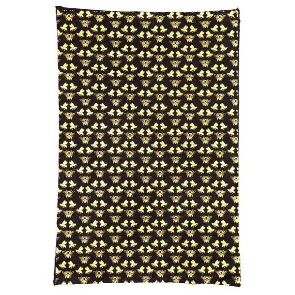 [GI-GSP395-47] Wrap-Bees Gold On Black