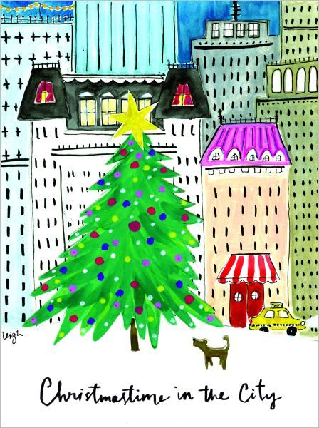 [CG-XC-PT022] Card-Christmastime in the City