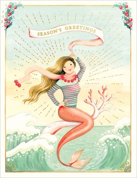[JJ-XC-142] Foil Card-Mermaid Holiday