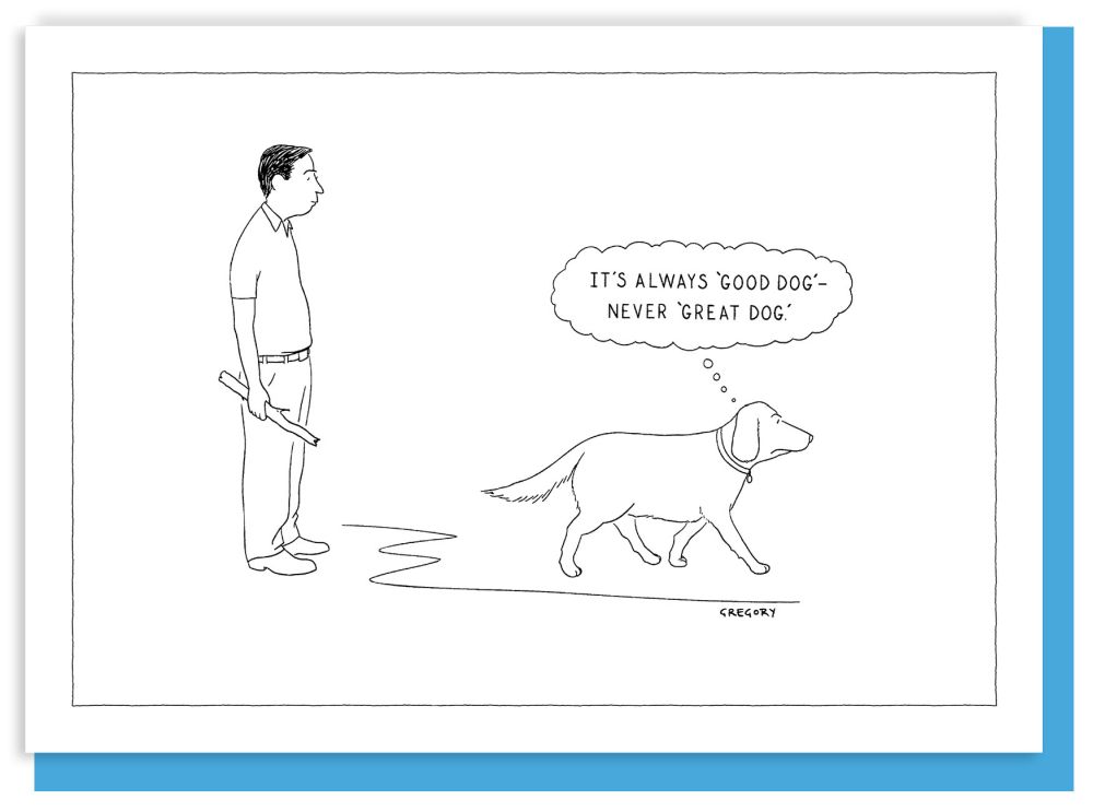 [NY-C-B031] Card-Good Dog