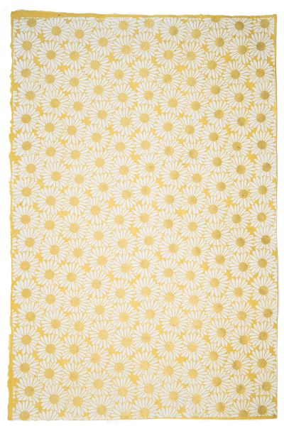 [GI-GSP298-03] Wrap-Daisy White On Gold