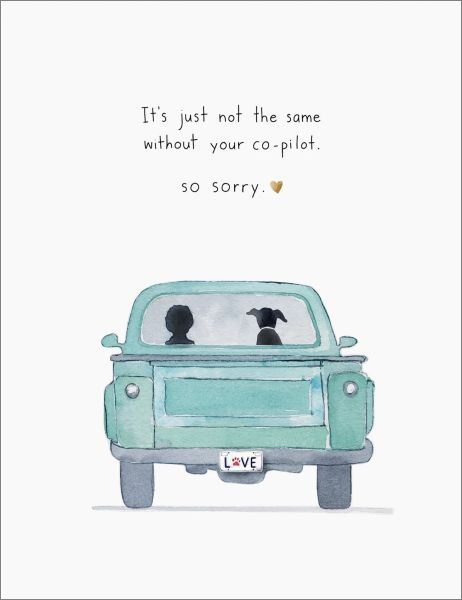 [EF-C-CO0158] Foil Card-Co-Pilot Dog