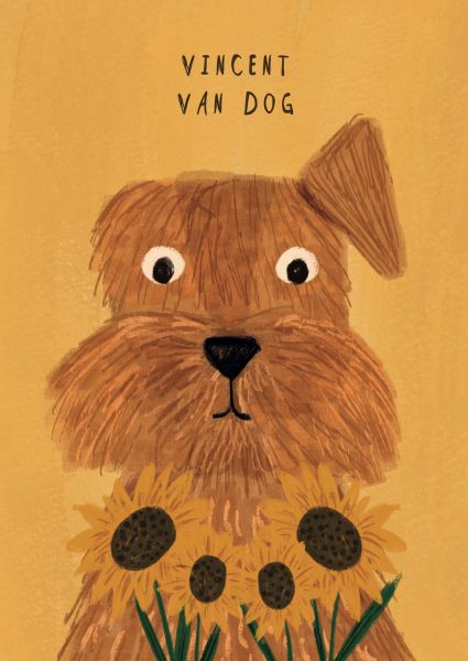 [NG-CD-VV004] Card-Vincent Van Dog