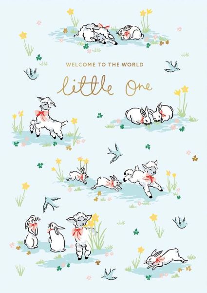 [CK-C-7395] Cath Kidston Foil Card-Hello Little One