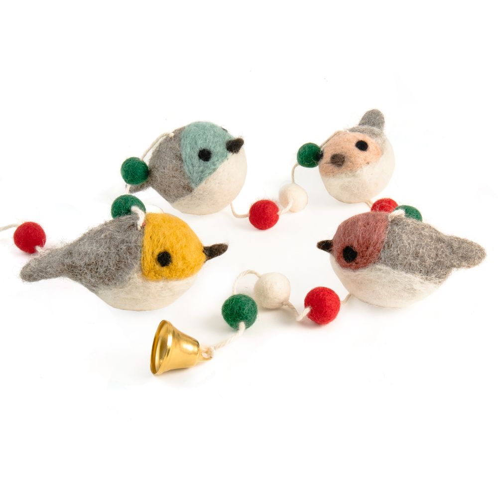 [GI-XD-MOBI001] Charity Mobile-Felt Feathered Friends